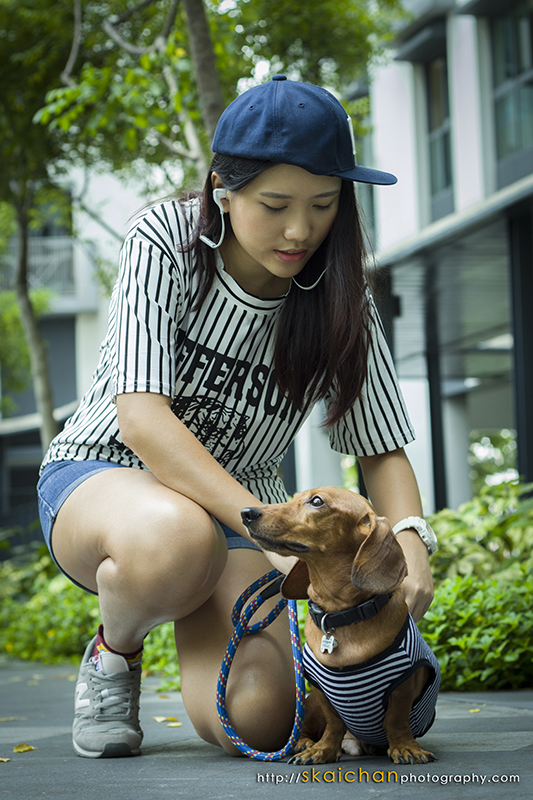 Themed owner & pet dog photoshoot session with Maisie Chew & Luckie Chan at Pinnacle Duxton Themed owner & pet dog photoshoot session with Maisie Chew & Luckie Chan at Pinnacle Duxton