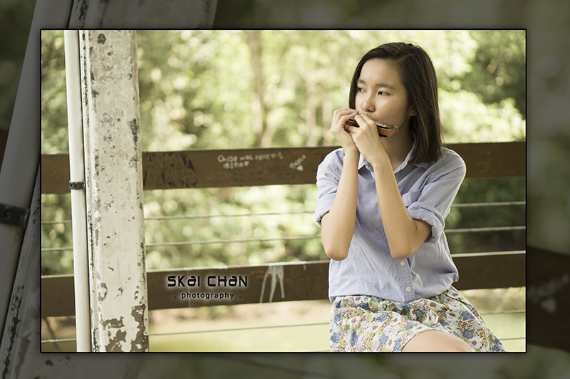 Editorial harmonica photoshoot session with Vanessa Toh at Pasir Ris Park Editorial harmonica photoshoot session with Vanessa Toh at Pasir Ris Park