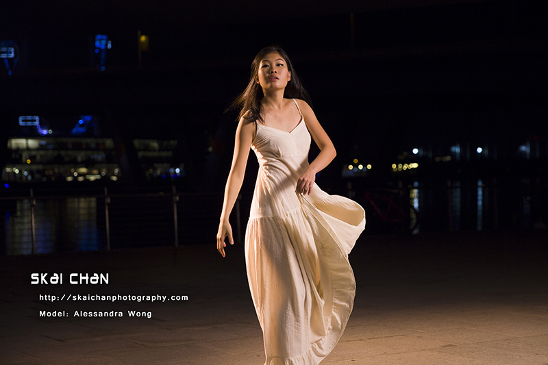 Night fashion photoshoot session with Alessandra Wong at Marina Bay Sands, under Bayfront bridge Night fashion photoshoot session with Alessandra Wong at Marina Bay Sands, under Bayfront bridge