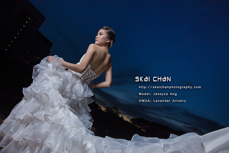 Bridal photoshoot session with Jessyca at Hortpark