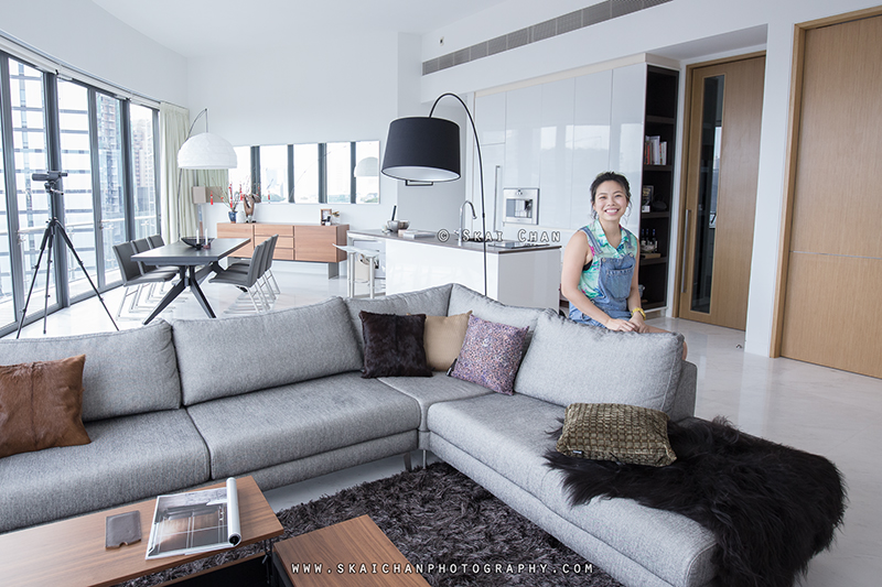 Environmental portrait photoshoot session with interior designer Cheryl at her designed home Environmental portrait photoshoot session with interior designer Cheryl at her designed home