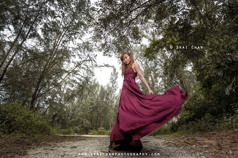 Forest themed fashion photoshoot session with Beverley Angkangon at Coney Island Forest themed fashion photoshoot session with Beverley Angkangon at Coney Island
