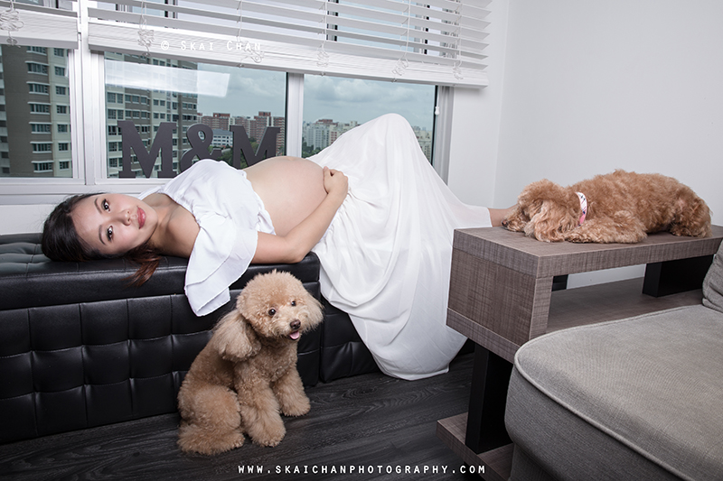 Maternity/Pregnancy portrait photoshoot session with Monica Weng-Ong, Elmo Ong & Eby Ong at Hougang (indoor) Maternity/Pregnancy portrait photoshoot session with Monica Weng-Ong, Elmo Ong & Eby Ong at Hougang (indoor)