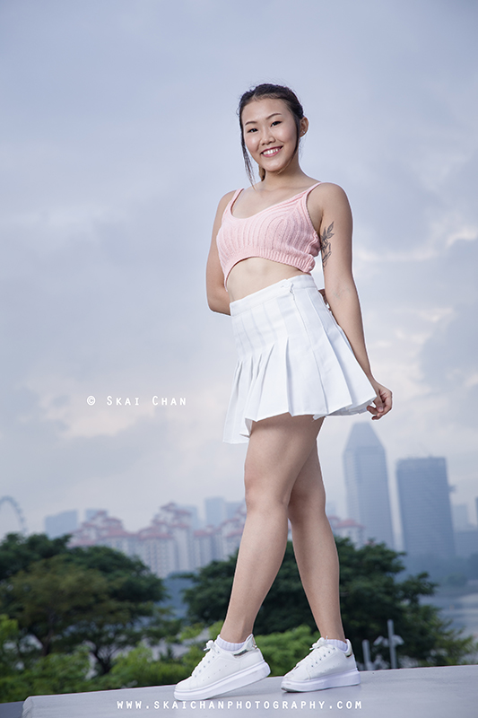 Female's fashion photoshoot session with Jasmine Tan at Kallang Wave Mall & Singapore Sports Hub Female's fashion photoshoot session with Jasmine Tan at Kallang Wave Mall & Singapore Sports Hub