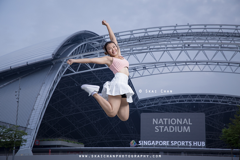 Cheerleading & dance photoshoot session with Jasmine Tan at Kallang Wave Mall Cheerleading & dance photoshoot session with Jasmine Tan at Kallang Wave Mall