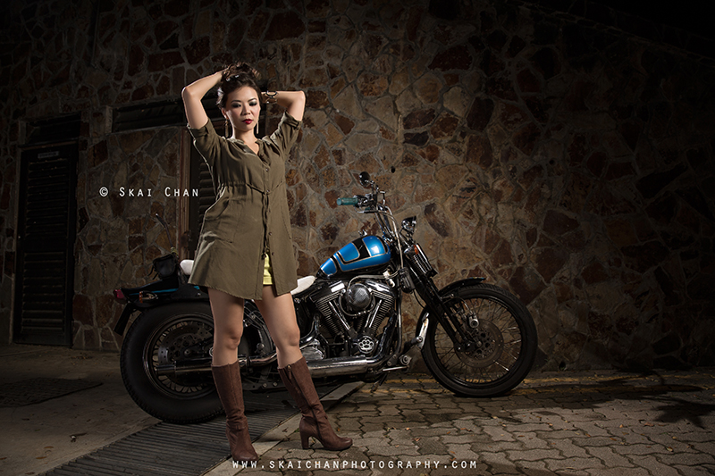 Themed motorcycle night photoshoot session with Boon Hui at Bishan-Ang Mo Kio Park Themed motorcycle night photoshoot session with Boon Hui at Bishan-Ang Mo Kio Park
