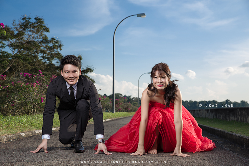 Pre-wedding photoshoot session with Huiting & Shengyang at Upper Seletar Reservoir Pre-wedding photoshoot session with Huiting & Shengyang at Upper Seletar Reservoir