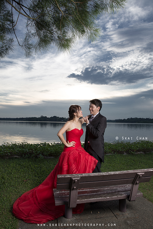 Pre-wedding photoshoot session with Huiting & Shengyang at Upper Seletar Reservoir Pre-wedding photoshoot session with Huiting & Shengyang at Upper Seletar Reservoir