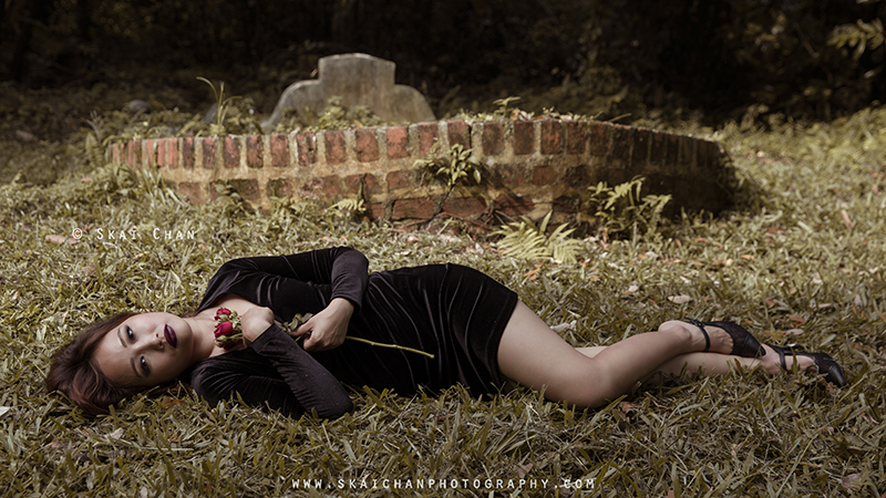 Halloween dark themed gothic Photoshoot with Ivy Tan at Bukit Brown cemetery Halloween dark themed gothic Photoshoot with Ivy Tan at Bukit Brown cemetery