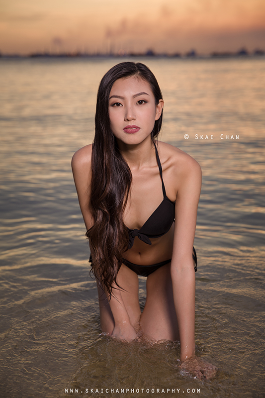 Bikini glamour sunset photoshoot session with Ng Shinyi at Palawan Beach (Sentosa) Bikini glamour sunset photoshoot session with Ng Shinyi at Palawan Beach (Sentosa)