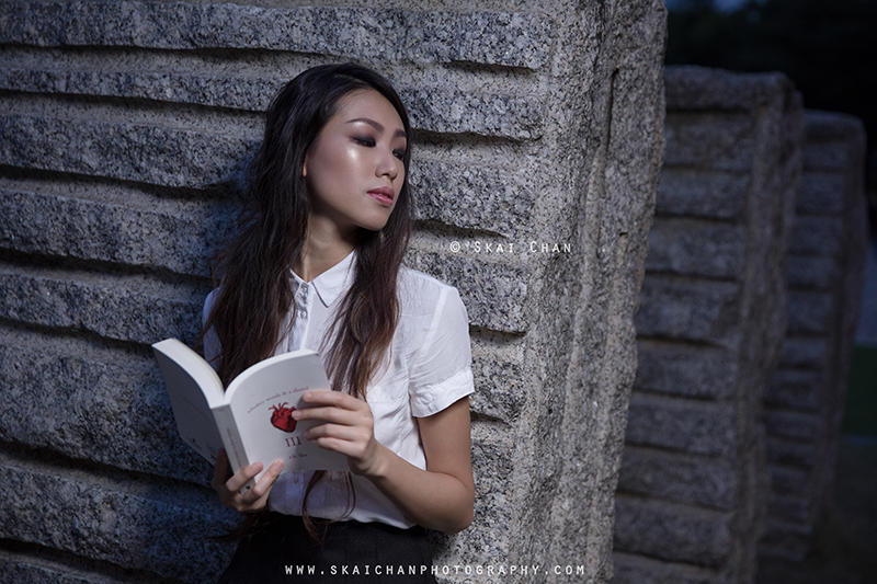 School girl themed night photoshoot session with Ng Shinyi at National Museum of Singapore School girl themed night photoshoot session with Ng Shinyi at National Museum of Singapore