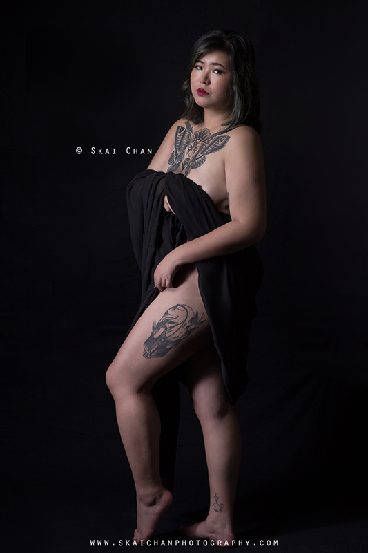 Tattoo art implied nude portrait photoshoot session with Isabelle Raphaela Leong at Tanjong Pagar (photography studio) Tattoo art implied nude portrait photoshoot session with Isabelle Raphaela Leong at Tanjong Pagar (photography studio)