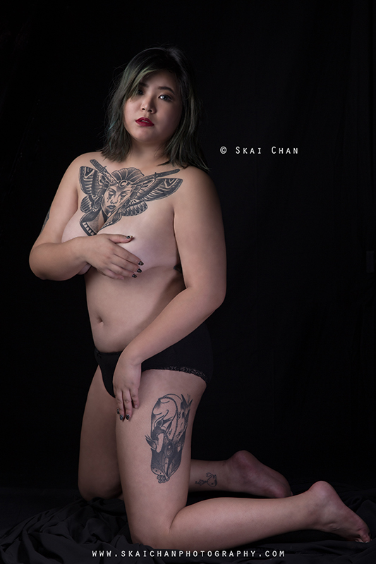 Tattoo art implied nude portrait photoshoot session with Isabelle Raphaela Leong at Tanjong Pagar (photography studio) Tattoo art implied nude portrait photoshoot session with Isabelle Raphaela Leong at Tanjong Pagar (photography studio)