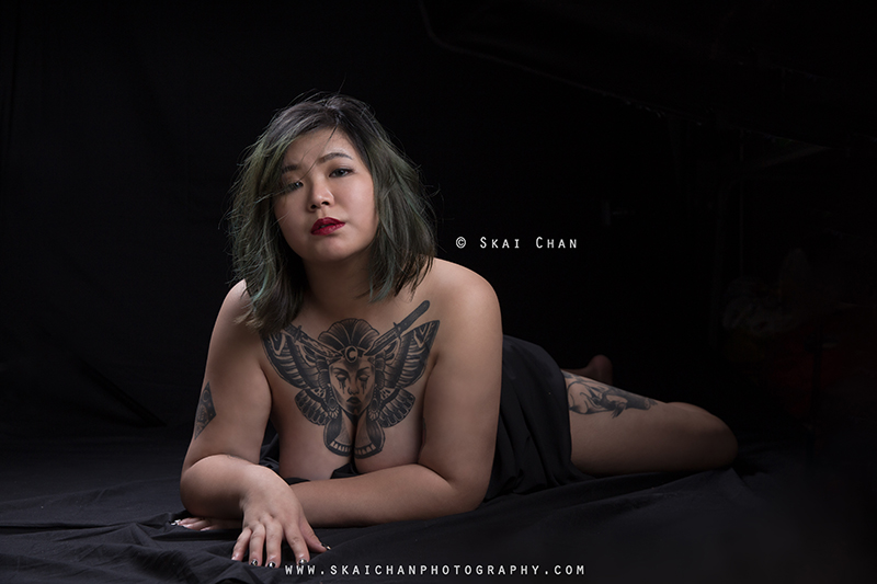 Tattoo art implied nude portrait photoshoot session with Isabelle Raphaela Leong at Tanjong Pagar (photography studio) Tattoo art implied nude portrait photoshoot session with Isabelle Raphaela Leong at Tanjong Pagar (photography studio)