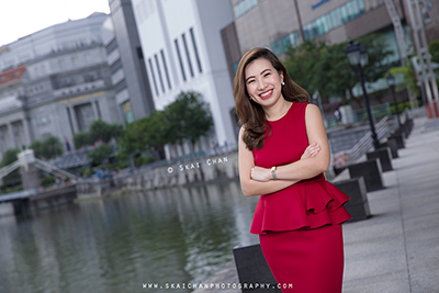 Outdoor High-End Women's Corporate Photoshoot - Ratna Juita @ Boat Quay
