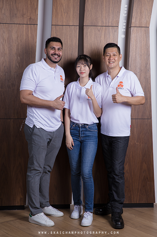 Corporate group photoshoot session with Disinfect at NTU Alumni Club Corporate group photoshoot session with Disinfect at NTU Alumni Club