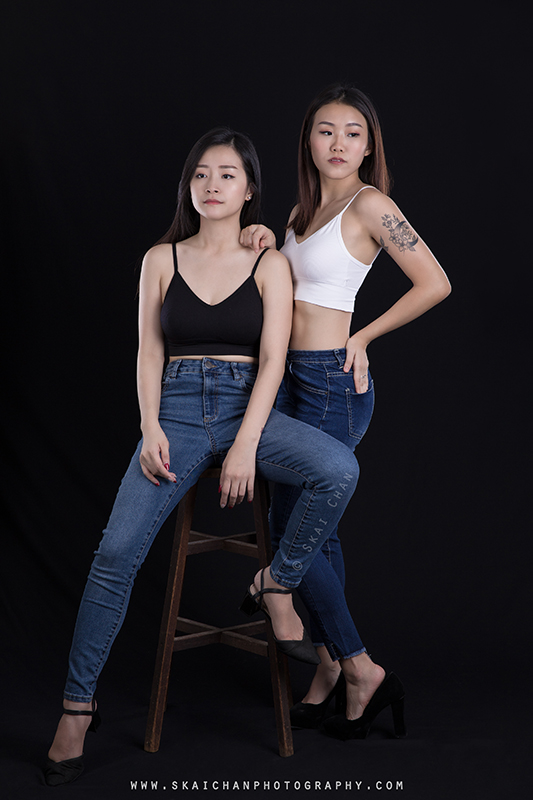 Edgy friends / sisters themed photoshoot session with Huiqing and Jasmine Tan at Tanjong Pagar (photography studio) Edgy friends / sisters themed photoshoot session with Huiqing and Jasmine Tan at Tanjong Pagar (photography studio)