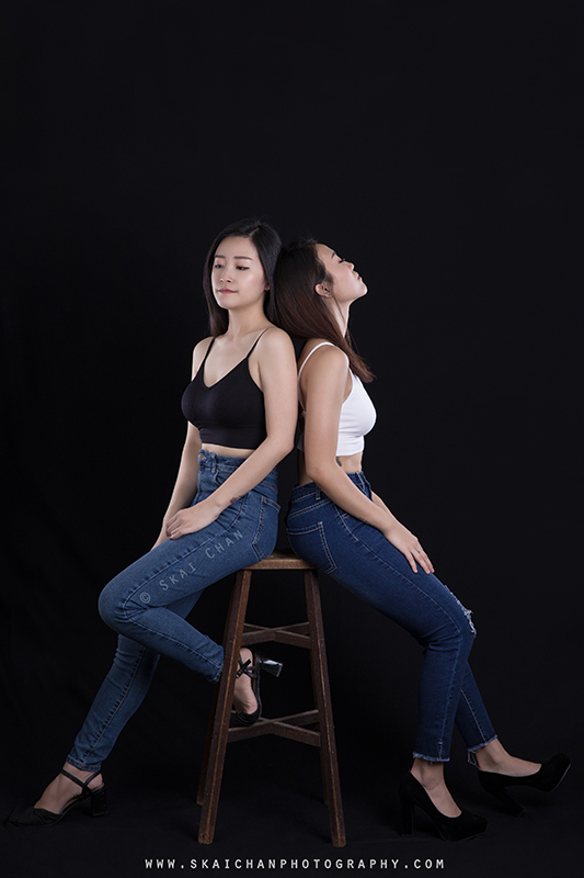 Edgy friends / sisters themed photoshoot session with Huiqing and Jasmine Tan at Tanjong Pagar (photography studio) Edgy friends / sisters themed photoshoot session with Huiqing and Jasmine Tan at Tanjong Pagar (photography studio)