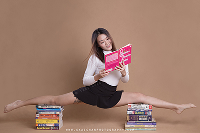 Indoor Studio School Girl Themed Photoshoot - Jasmine Tan @ Photography studio @ Tanjong Pagar