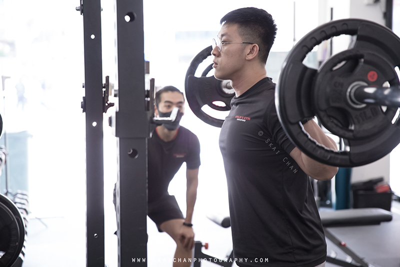 Commercial personal training photoshoot session with Gold's Gym Singapore at various gym outlets Commercial personal training photoshoot session with Gold's Gym Singapore at various gym outlets