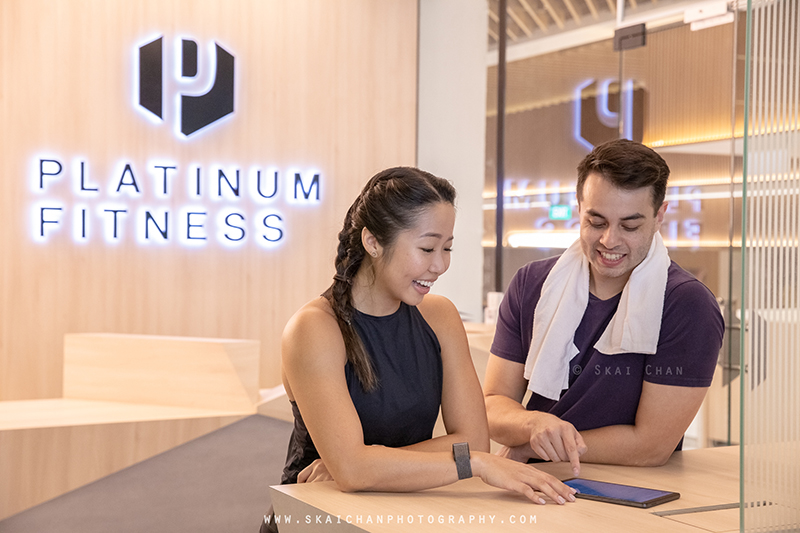 Commercial business lifestyle photoshoot session with Marc & Cheryl Loh @ Platinum Fitness at Tanglin Mall Commercial business lifestyle photoshoot session with Marc & Cheryl Loh @ Platinum Fitness at Tanglin Mall