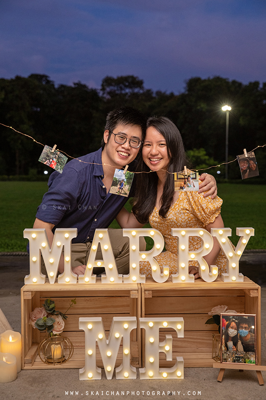 Anthony & Divlynn surprise wedding proposal photoshoot at Parkland Green, East Coast Park (ECP) Anthony & Divlynn surprise wedding proposal photoshoot at Parkland Green, East Coast Park (ECP)