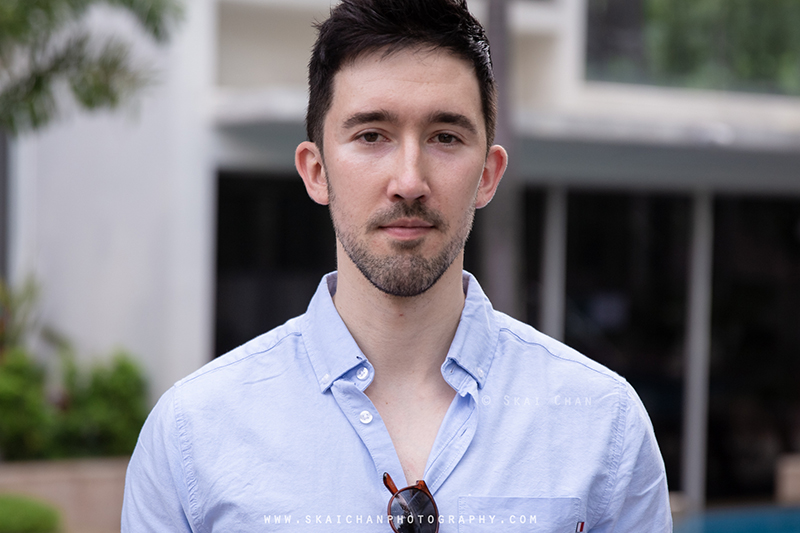 Casual outdoor headshot photoshoot session with Lukas Berger at Tanjong Katong Casual outdoor headshot photoshoot session with Lukas Berger at Tanjong Katong