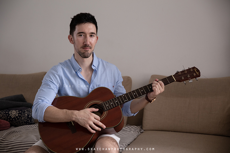 Music - Guitar photoshoot session with Lukas Berger at home Music - Guitar photoshoot session with Lukas Berger at home