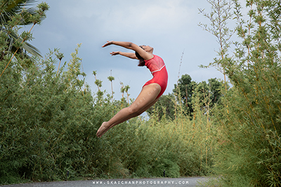 Outdoor Dance Photoshoot - Sarisha @ Serene Garden (Gardens By The Bay)