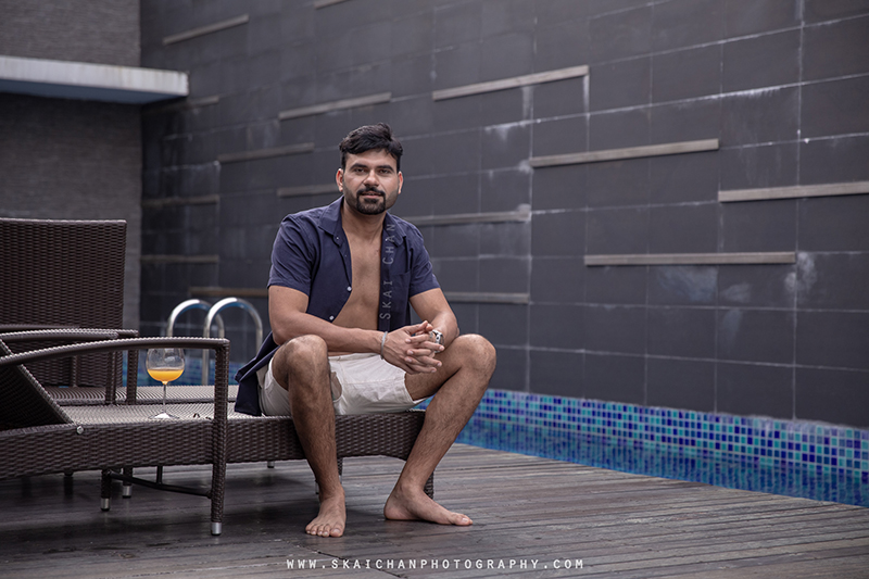 Men's lifestyle fitness portrait photoshoot session with Anmol @ swimming pool @ Edenz Loft Men's lifestyle fitness portrait photoshoot session with Anmol @ swimming pool @ Edenz Loft