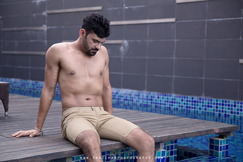 Men's lifestyle fitness portrait photoshoot session with Anmol @ swimming pool @ Edenz Loft Men's lifestyle fitness portrait photoshoot session with Anmol @ swimming pool @ Edenz Loft