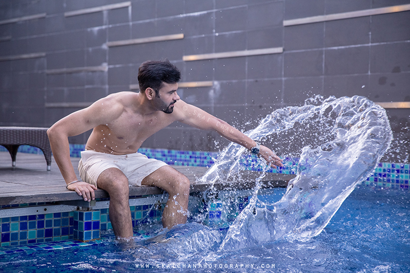 Water themed fitness portrait photoshoot session with Anmol @ swimming pool @ Edenz Loft Water themed fitness portrait photoshoot session with Anmol @ swimming pool @ Edenz Loft