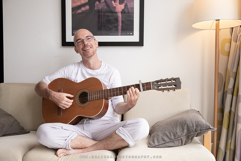 Music Guitar Photoshoot with Jerome Cheze at home Music Guitar Photoshoot with Jerome Cheze at home