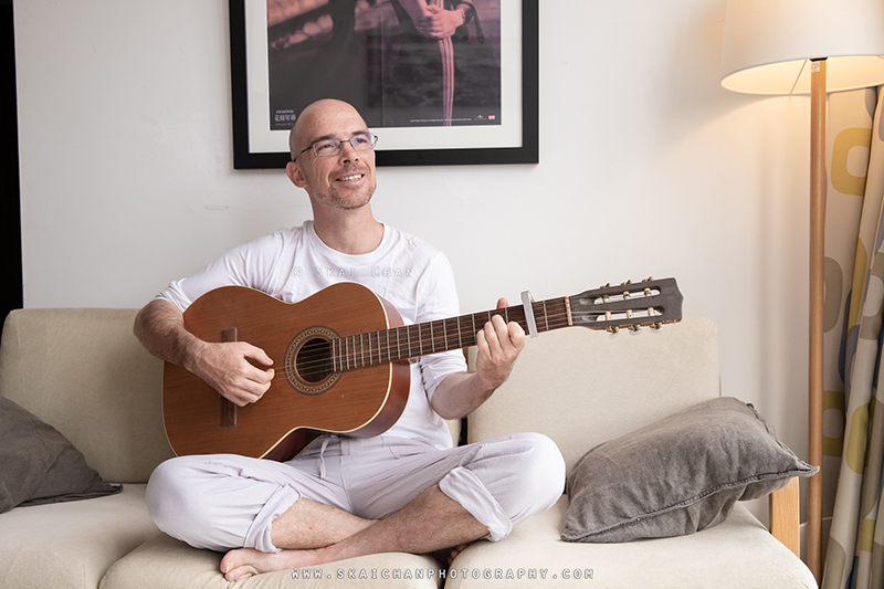 Music Guitar Photoshoot with Jerome Cheze at home Music Guitar Photoshoot with Jerome Cheze at home