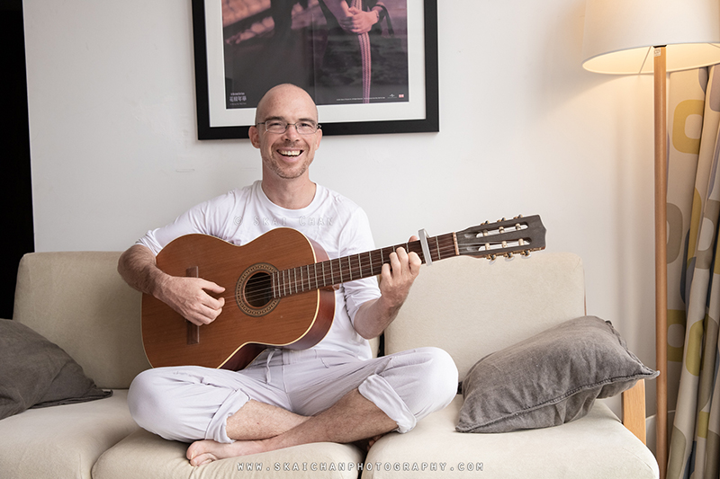 Music Guitar Photoshoot with Jerome Cheze at home Music Guitar Photoshoot with Jerome Cheze at home