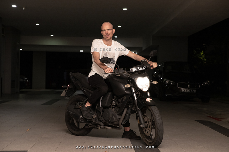 Night motorbike photoshoot session with Jerome Cheze at Carpark Night motorbike photoshoot session with Jerome Cheze at Carpark