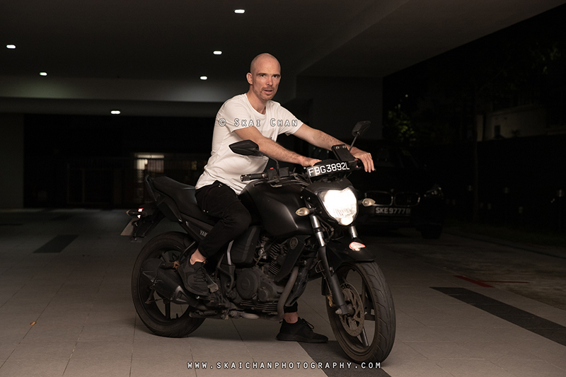 Night motorbike photoshoot session with Jerome Cheze at Carpark Night motorbike photoshoot session with Jerome Cheze at Carpark