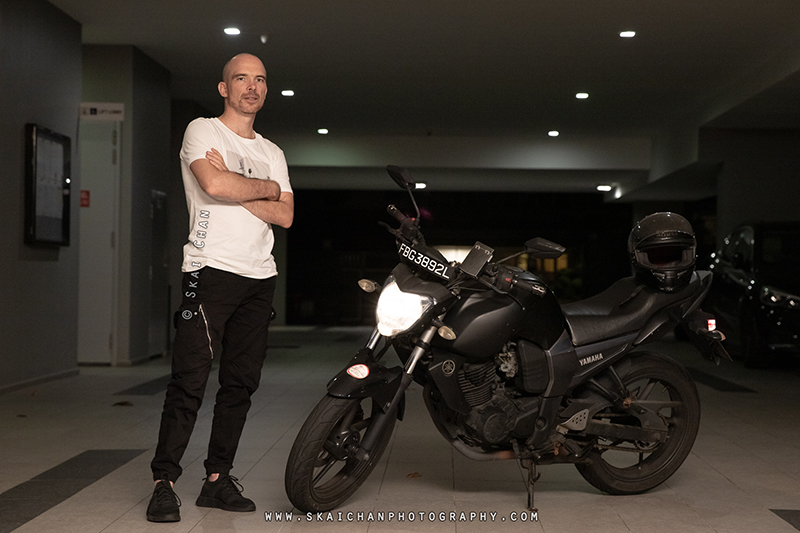 Night motorbike photoshoot session with Jerome Cheze at Carpark Night motorbike photoshoot session with Jerome Cheze at Carpark