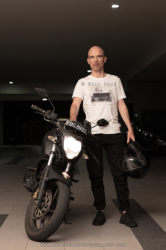 Night motorbike photoshoot session with Jerome Cheze at Carpark Night motorbike photoshoot session with Jerome Cheze at Carpark