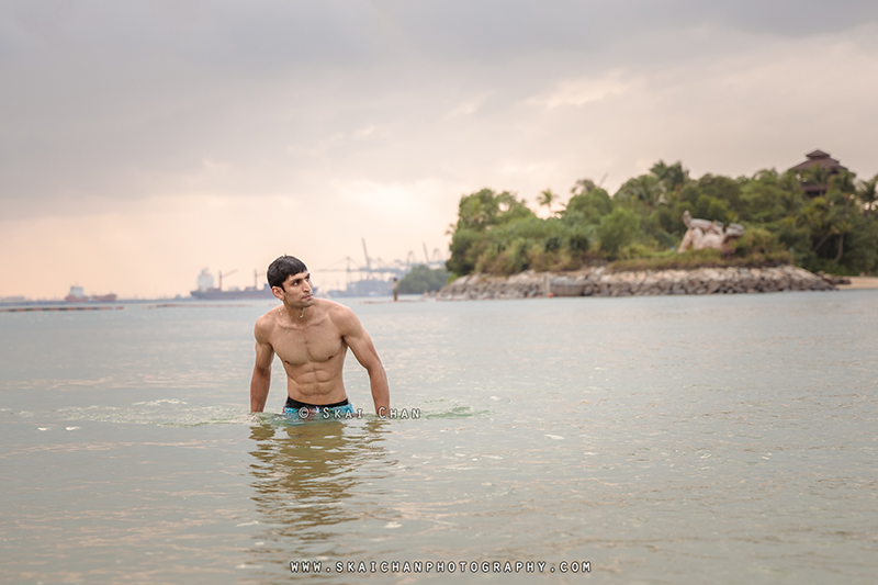 Water themed fitness portrait photoshoot session with Rounak @ Palawan Beach (Sentosa) Water themed fitness portrait photoshoot session with Rounak @ Palawan Beach (Sentosa)