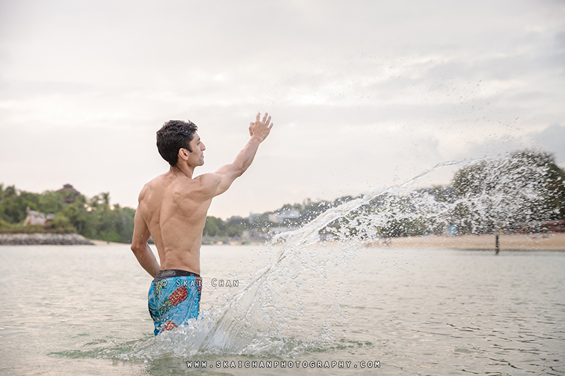 Water themed fitness portrait photoshoot session with Rounak @ Palawan Beach (Sentosa) Water themed fitness portrait photoshoot session with Rounak @ Palawan Beach (Sentosa)