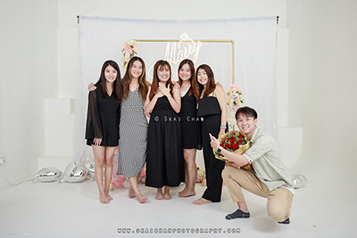 Indoor Studio Friends Photoshoot - Derrick & Eunice & friends @ Our Studio Space (Photo studio)