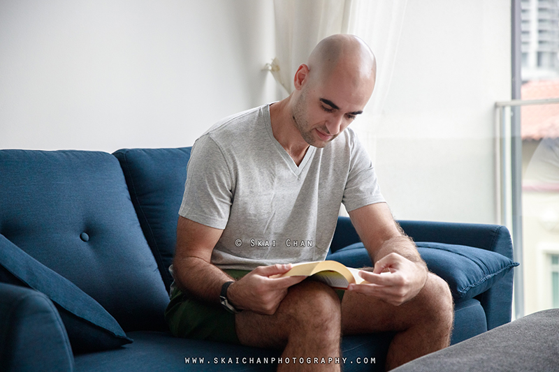 Men's home lifestyle photoshoot session with Itay @ Robertson Quay Men's home lifestyle photoshoot session with Itay @ Robertson Quay
