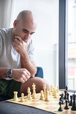 Indoor Chess Photoshoot - Itay @ Home