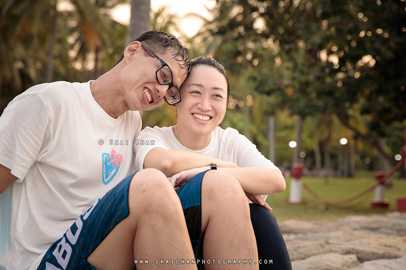 Beach couple photoshoot session with Raymond & Serena at Pasir Ris Park Beach couple photoshoot session with Raymond & Serena at Pasir Ris Park