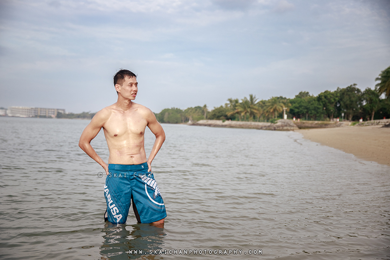 Fitness lifestyle photoshoot session with Raymond Chan at Pasir Ris Beach Fitness lifestyle photoshoot session with Raymond Chan at Pasir Ris Beach