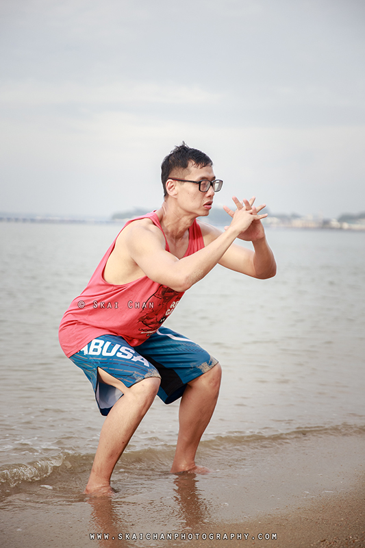 Fitness workout photoshoot session with Raymond Chan at Pasir Ris Beach Fitness workout photoshoot session with Raymond Chan at Pasir Ris Beach