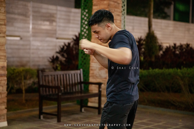 Muay Thai shadow-boxing photoshoot session with Raymund @ Tavistock Avenue Park (Serangoon Garden) Muay Thai shadow-boxing photoshoot session with Raymund @ Tavistock Avenue Park (Serangoon Garden)