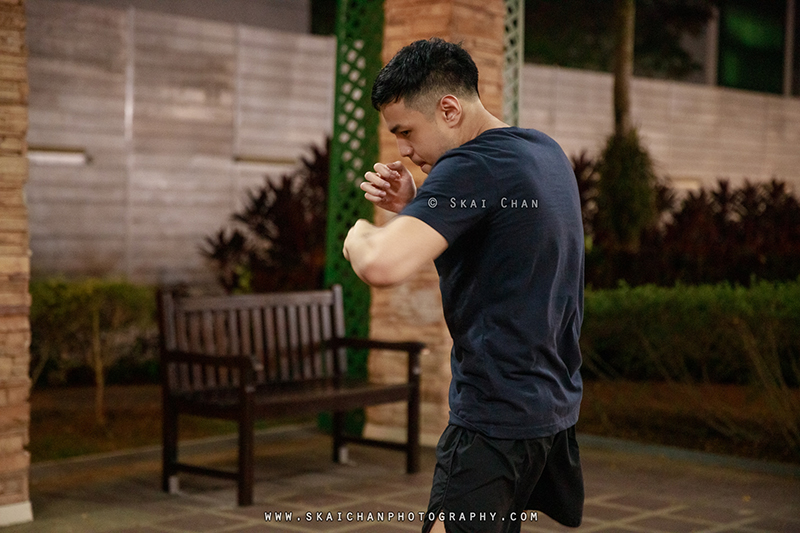 Muay Thai shadow-boxing photoshoot session with Raymund @ Tavistock Avenue Park (Serangoon Garden) Muay Thai shadow-boxing photoshoot session with Raymund @ Tavistock Avenue Park (Serangoon Garden)