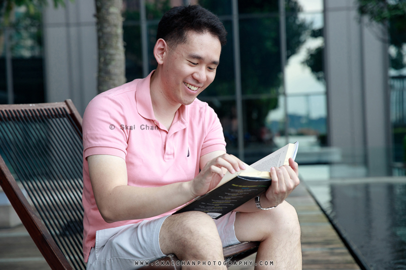 Men's reading (hobby) photoshoot session with Michael @ swimming pool, Dao by Dorsett (hotel) Men's reading (hobby) photoshoot session with Michael @ swimming pool, Dao by Dorsett (hotel)